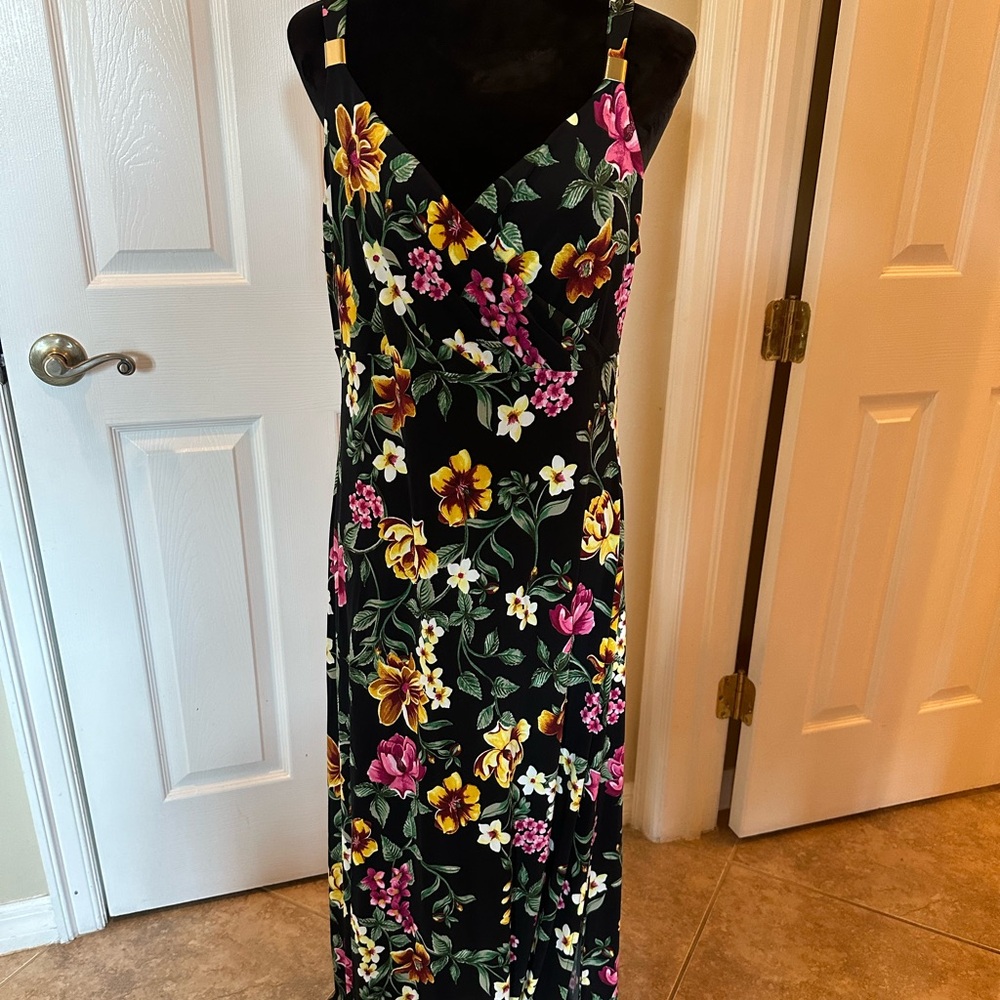 WHBM floral maxi sundress